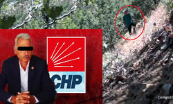 Diyarbakır'da CHP ilçe başkanı kenevir bakımı yaparken fotokapana yakalandı