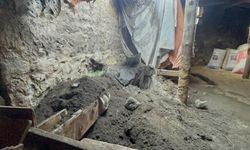 Kars'ta sağanak yağış ahırı çökertti