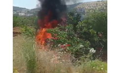 LPG tankı patlayan araç küle döndü