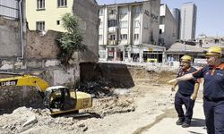 Malatya'da inşaat kazısı sırasında toprak kayması