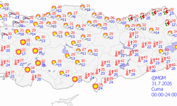 Mardin'de kavurucu sıcaklar; 3 günlük hava durumu