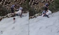 Van'da akıntıya kapılan çocuk kurtarıldı