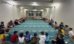 Çocukların cami etkinlikleri göz kamaştırdı