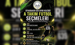 Diyarbakır 639 Spor'da genç yetenekler için seçme yapılacak