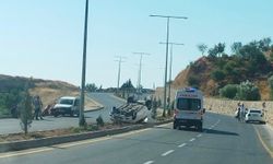 Adıyaman'da otomobil takla attı: Bir yaralı