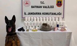 Batman'da binlerce narkotik hap ele geçirildi