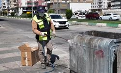 Kilis'te çöp konteynerleri yenilenerek hizmete kazandırılıyor