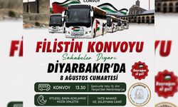 Diyarbakır'da Uluslararası Filistin Dayanışma Konvoyu'na destek
