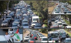 Filistin Konvoyu Diyarbakır'da şehir turu attı