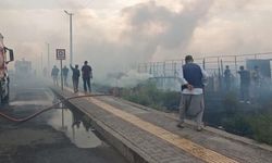 Diyarbakır'da anız yangını dumanı hastane çevresini kapladı