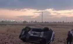 Diyarbakır'da otomobil takla atıp ters döndü: 1 yaralı