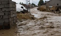Doğubayazıt'ta köy yolları sel sularına teslim