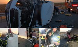 Diyarbakır'da 2 kişinin öldüğü kazadan kahreden görüntüler