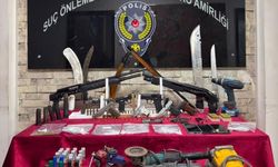 Gaziantep'te 10 adet silah ele geçirildi