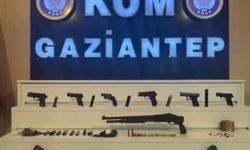 Gaziantep'te silah operasyonu: 7 silah ve 17 tarihi eser ele geçirildi