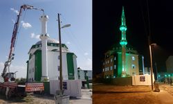 İmamlıktan emekli oldu, cami minaresi yapmaya başladı