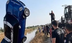 Şanlıurfa'da dereye uçan otomobilin sürücüsü kayboldu