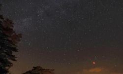 Perseid meteor yağmuru yayladan böyle görüntülendi