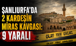 Şanlıurfa'da 2 kardeşin miras kavgası: 9 yaralı