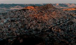 Taş mimarinin başkenti Mardin havadan görüntülendi