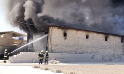 Gaziantep'te atık yağ tesisinde yangın