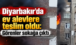 Diyarbakır'da ev alevlere teslim oldu: Görenler sokağa çıktı