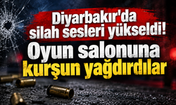 Diyarbakır'da silah sesleri yükseldi! Oyun salonuna kurşun yağdırdılar