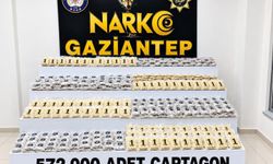 Gaziantep'te 8 valiz dolusu narkotik hap ele geçirildi: 3 gözaltı