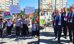 Gazzeli çocuklar için uçurtmalar gökyüzüne bırakıldı