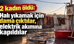 Halı yıkamak için dama çıktılar, elektrik akımına kapıldılar: 2 kadın öldü