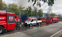 Gaziantep'te pamuk fabrikasında yangın