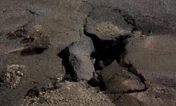 Adıyaman'da sağanak sonrası yollar çöktü