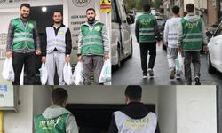 Bingöl'de Yasin Börü ve arkadaşlarının anısına muhtaç ailelere et dağıtıldı