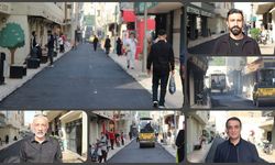 Trafiğe kapalı sokağın asfaltlanarak trafiğe açılması esnafın tepkisine yol açtı