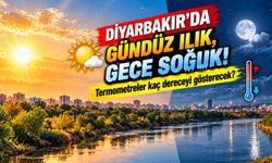 Diyarbakır'da gündüz ılık, gece soğuk! Termometreler kaç dereceyi gösterecek?