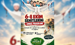 Gaziantep'te 6-8 Ekim şehitleri anma programı düzenlenecek