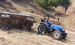 Muş'ta traktör kazasında sürücü ağır yaralandı