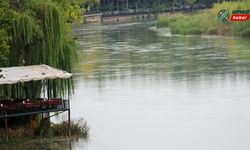 Diyarbakır'da yağışlarla birlikte Dicle Nehri'nin debisi arttı