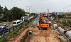 Diyarbakır-Silvan yolunda çalışma: Trafik tek şeride düşürüldü