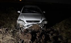 Siverek-Diyarbakır yolunda otomobil şarampole devrildi: 3 yaralı