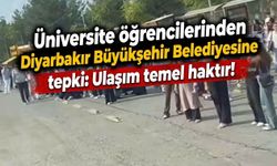 Üniversite öğrencilerinden Diyarbakır Büyükşehir Belediyesine tepki