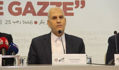 HAMAS Sözcüsü Berhum Diyarbakır'da konuştu