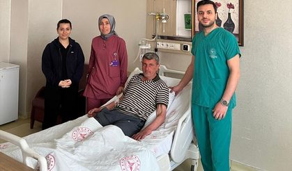 Yeni teknikle kapalı böbrek taşı ameliyatı yapıldı