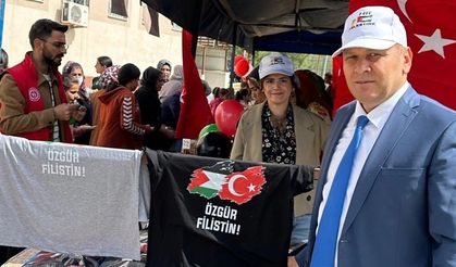 Diyarbakır'da "Çüngüş'ten Gazzeli çocuklara destek" kermesi düzenlendi