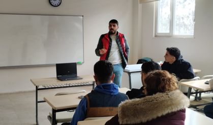 Çüngüş'te madde bağımlılığı konulu eğitim verildi