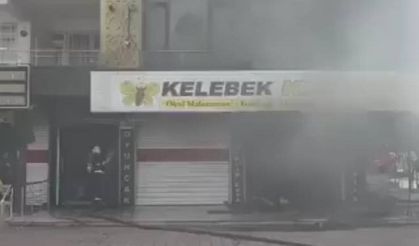 Diyarbakır’da kırtasiye dükkanında büyük yangın