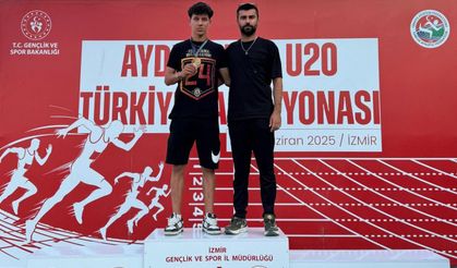 Gaziantepli lise öğrencisi atletizmde Türkiye şampiyonu oldu