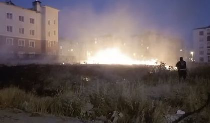 Kars'ta çıkan anız yangını söndürüldü