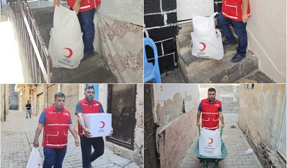 Kızılay Sur Şubesinden ihtiyaç sahibi ailelere yardım