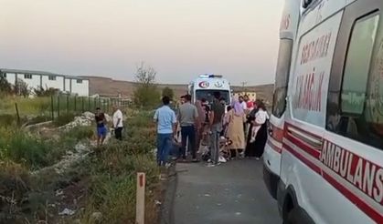 Diyarbakır'da tur minibüsü devrildi: 1'i bebek 7 yaralı
